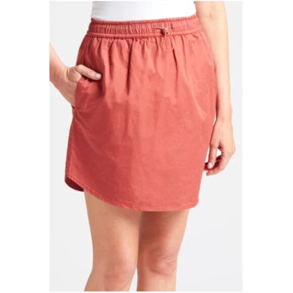Sundry Dresses & Skirts - SUNDRY NWT Evereve Casual Sunday Skirt with Pockets & Drawcord in Brick // Small